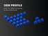 Rubberized TPR Keycaps - 23 Keys - Ranked